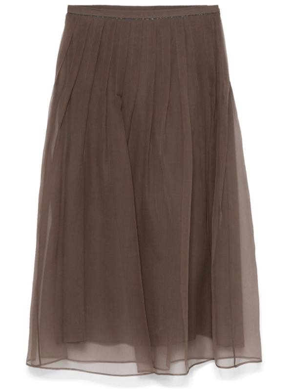 pleated skirt