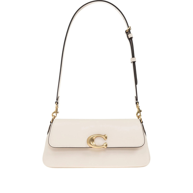 Coach Jet Clasp-detail Leather Shoulder Bag