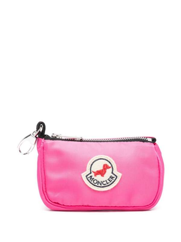 logo-patch dog bag holder