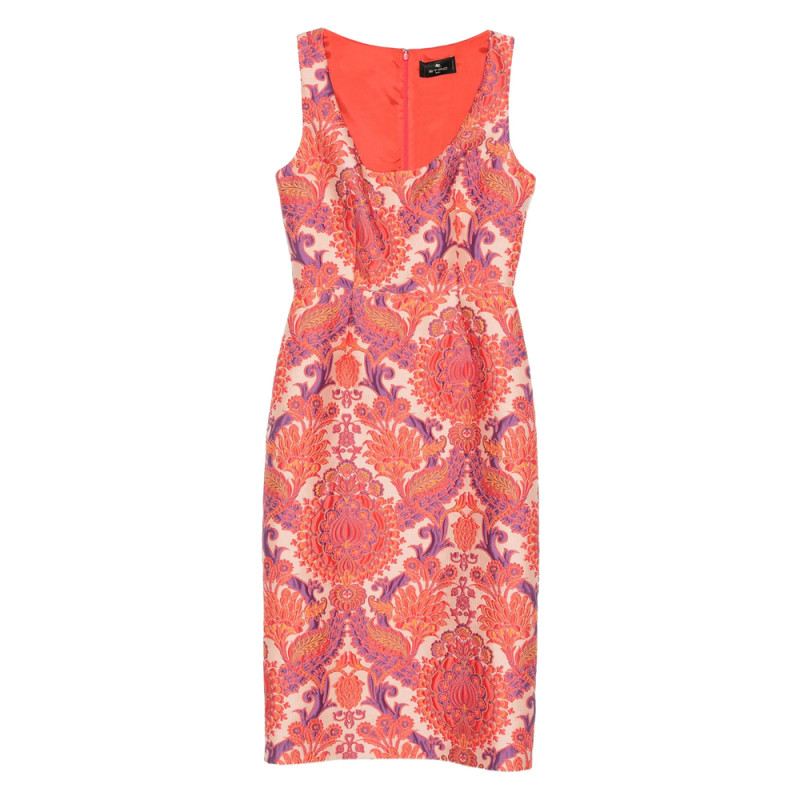 Etro Floral-brocade Sleeveless Dress