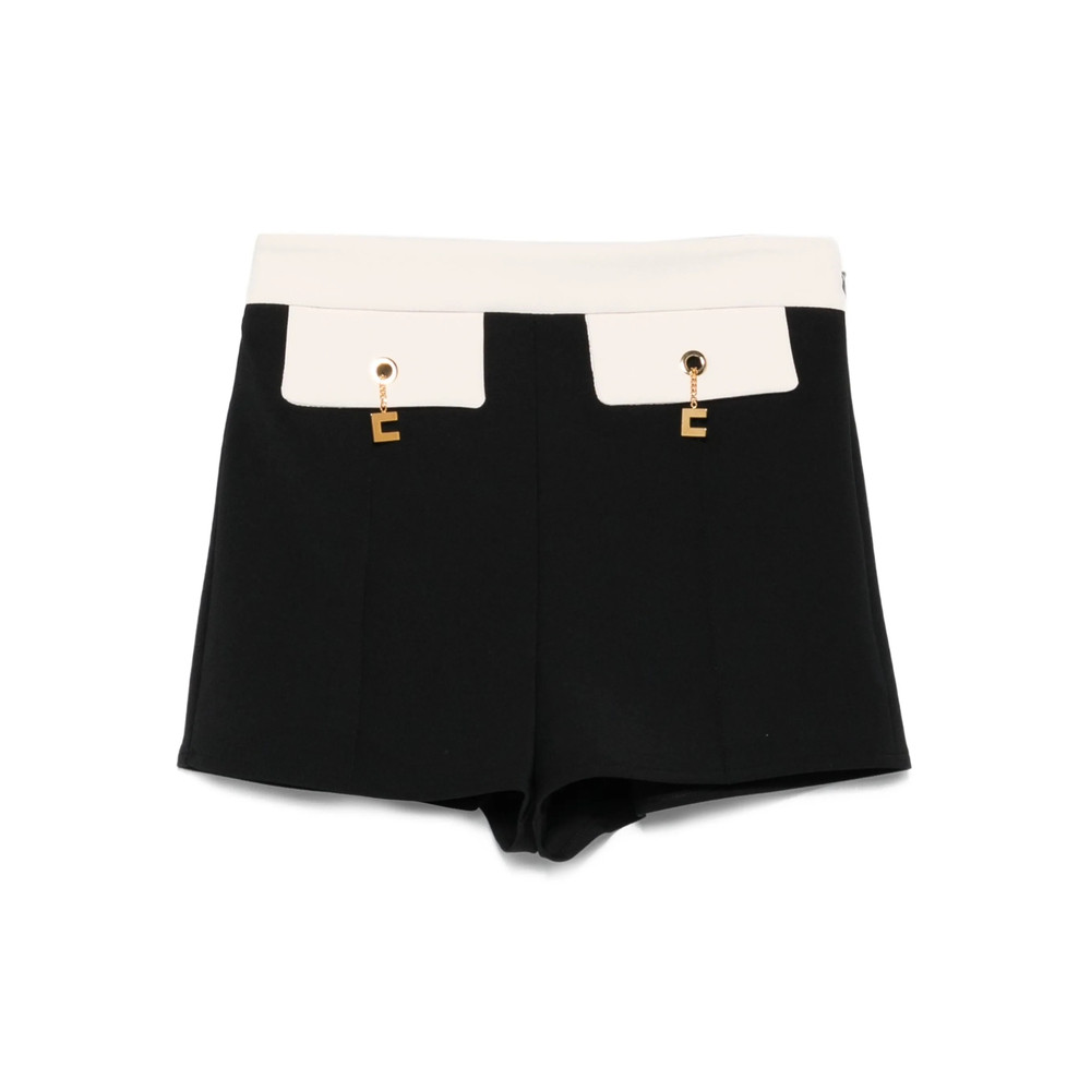 Elisabetta Franchi Contrast-panel Shorts