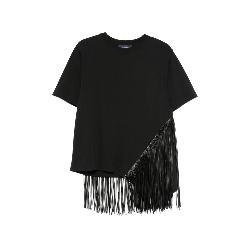 Sportmax Fringe-trim T-shirt