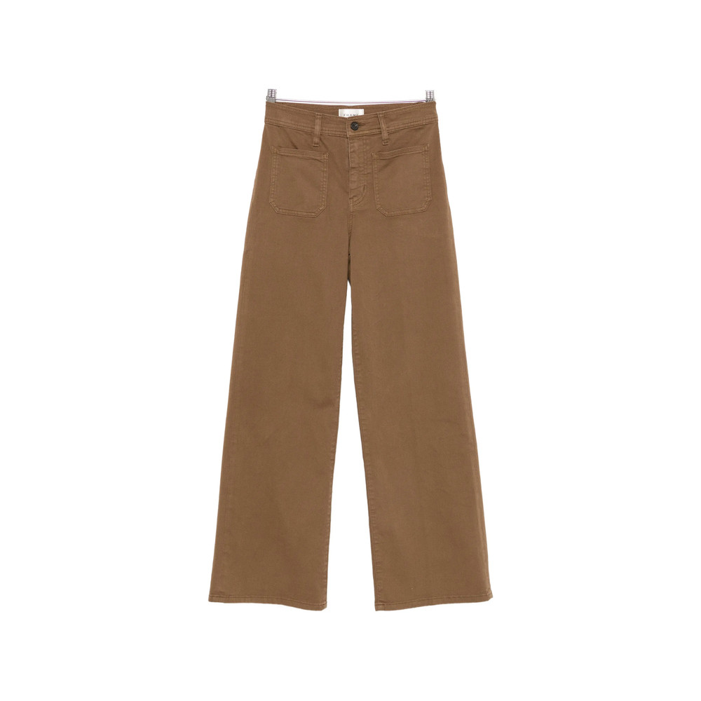 Frame Le Slim Patch-pocket Wide-leg Jeans