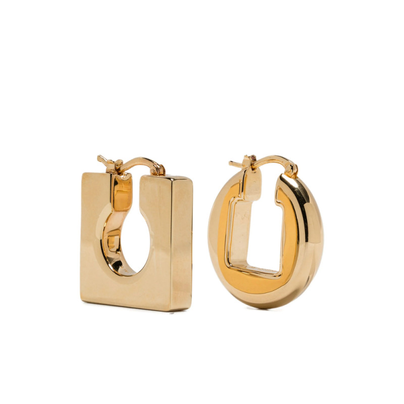 Jacquemus The Ronde Carre Hoop Earrings