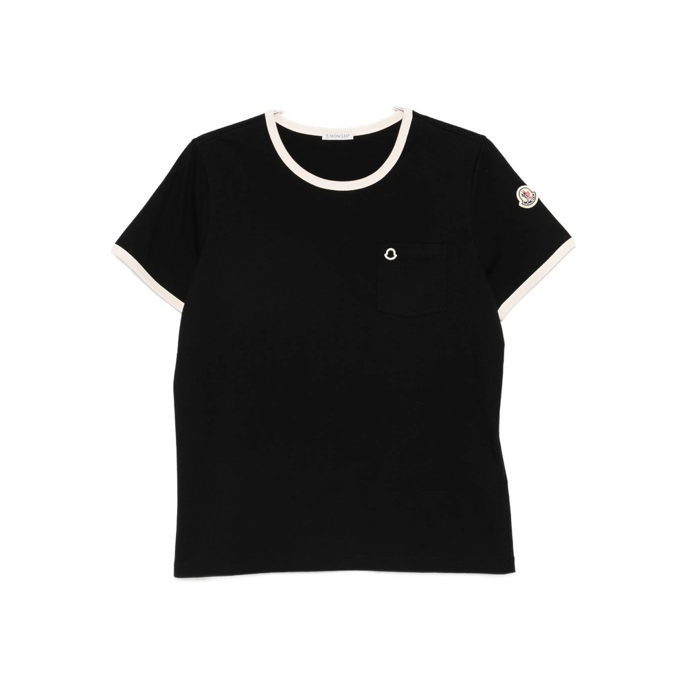 Moncler Logo Embroidery Pocket T-shirt