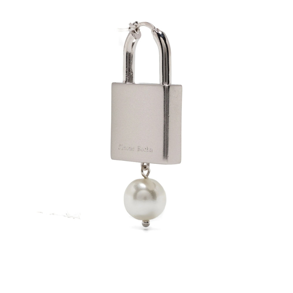 Simone Rocha Padlock Pearl-embellished Earrings