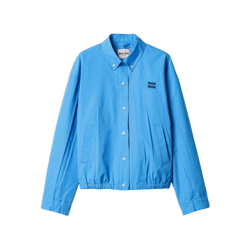 Miu Miu Poplin Shirt Jacket