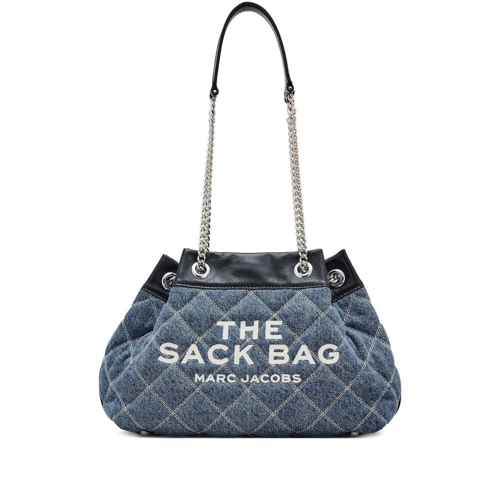 Marc Jacobs The Quilted Denim Chain Sack Bag