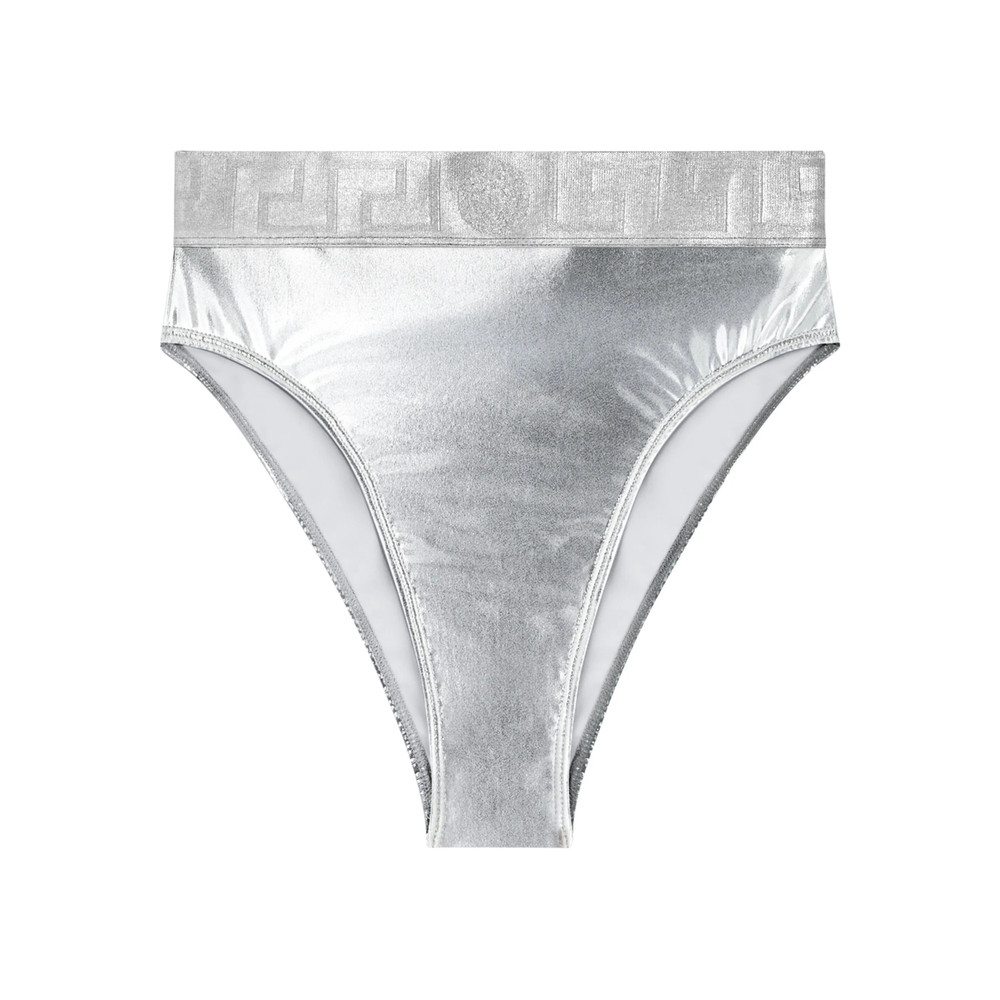 Versace Underwear Metallic Biquini Button