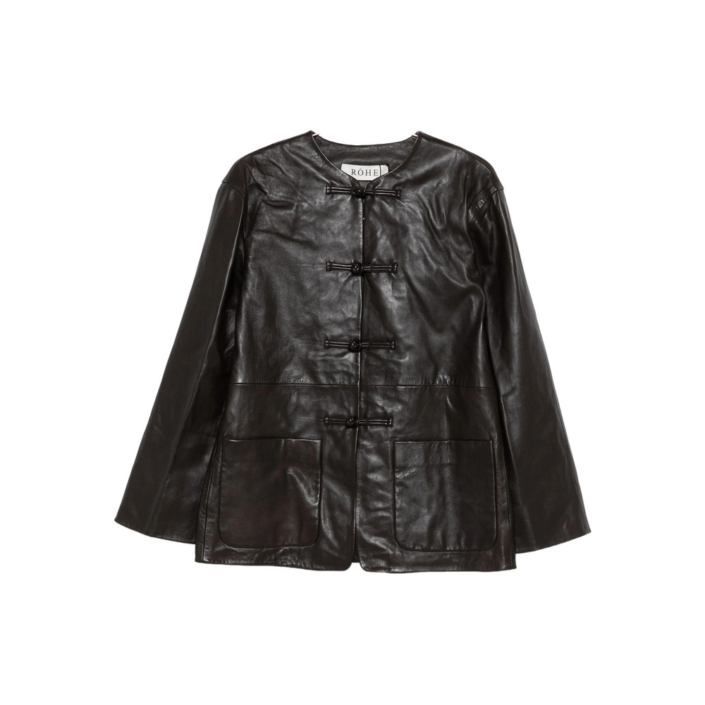 Rohe Frog-fastening Leather Jacket