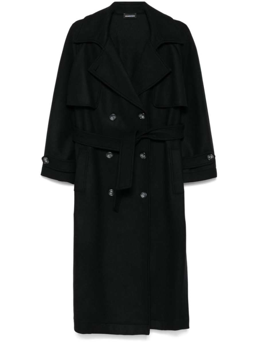 interlock-twill coat