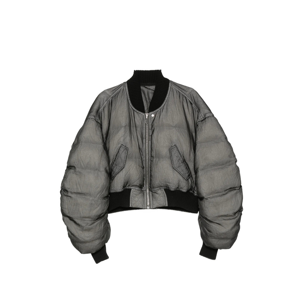 Rick Owens Quilted Cropped Jacket