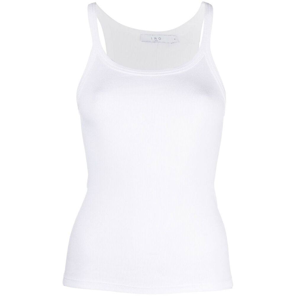 Iro Spaghetti-straps Cotton Top