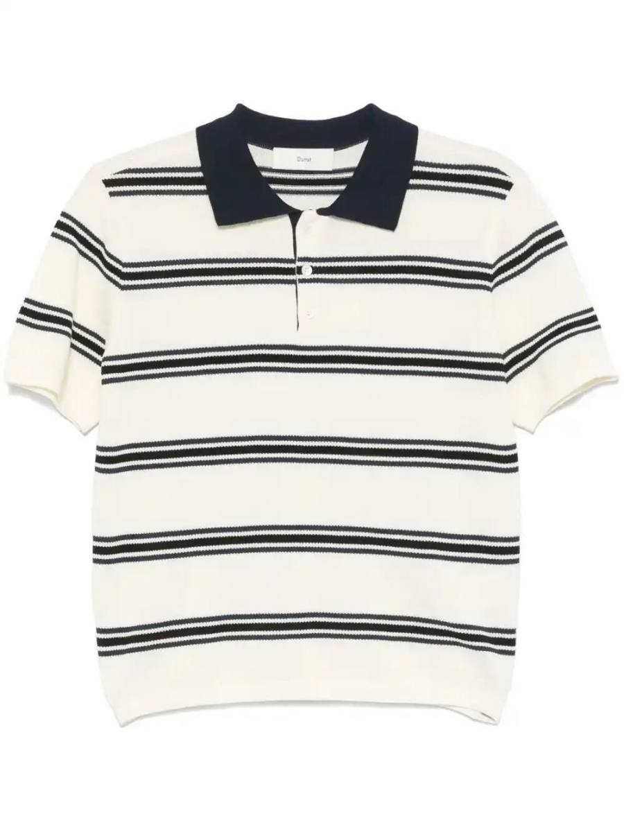 striped polo shirt