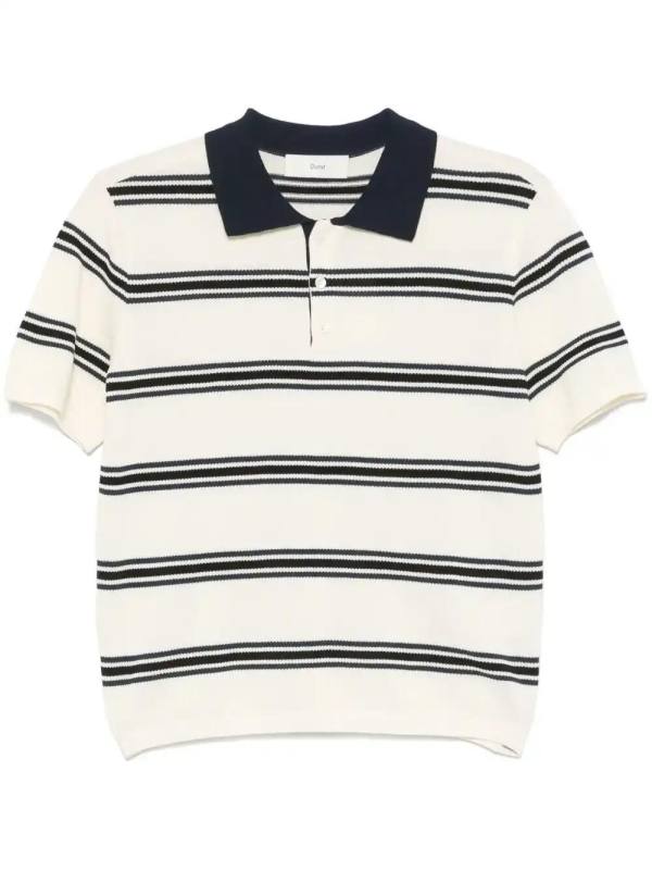 striped polo shirt