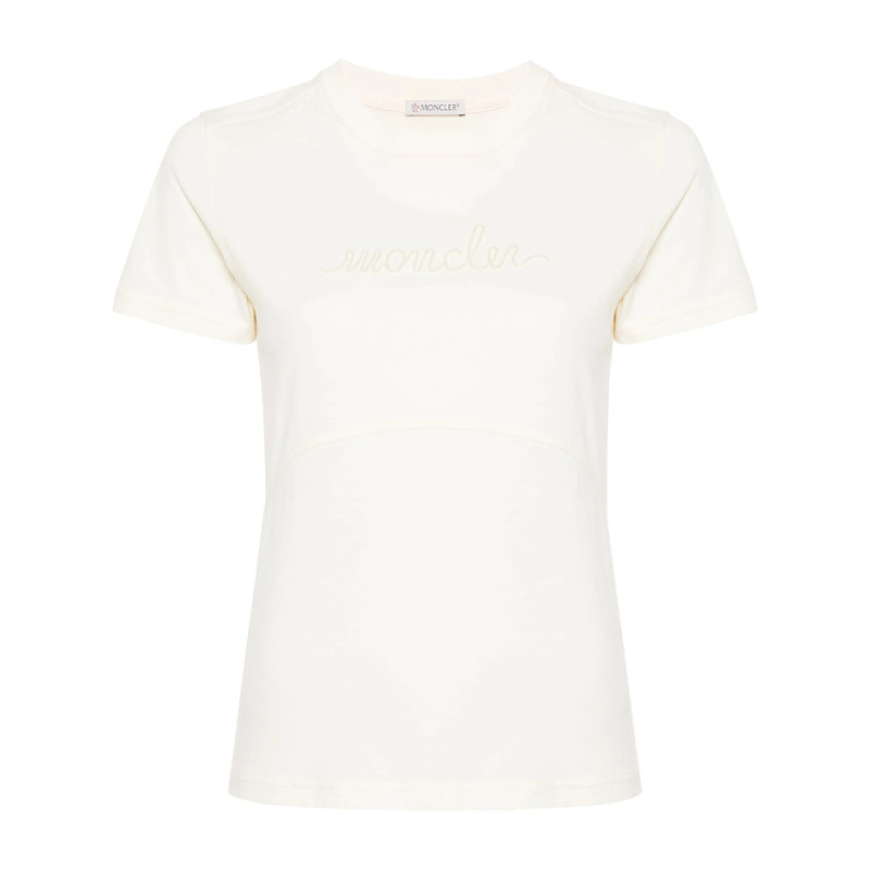 Moncler Logo-embroidered Cotton T-shirt