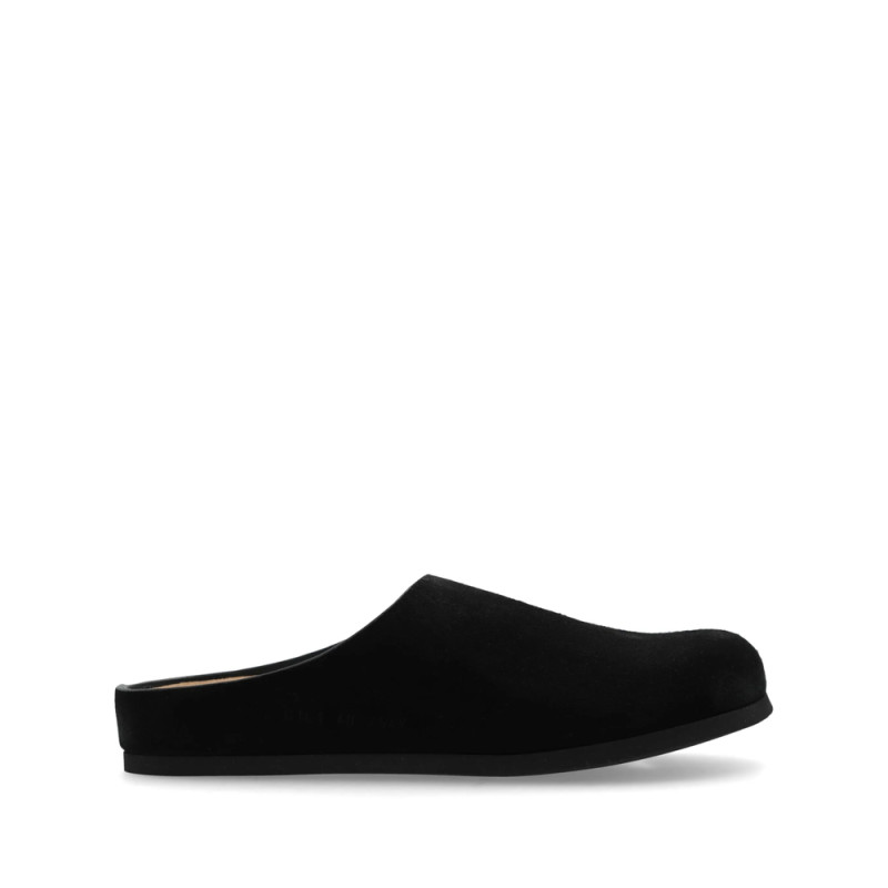 Common Project Embossed-logo Leather Slippers