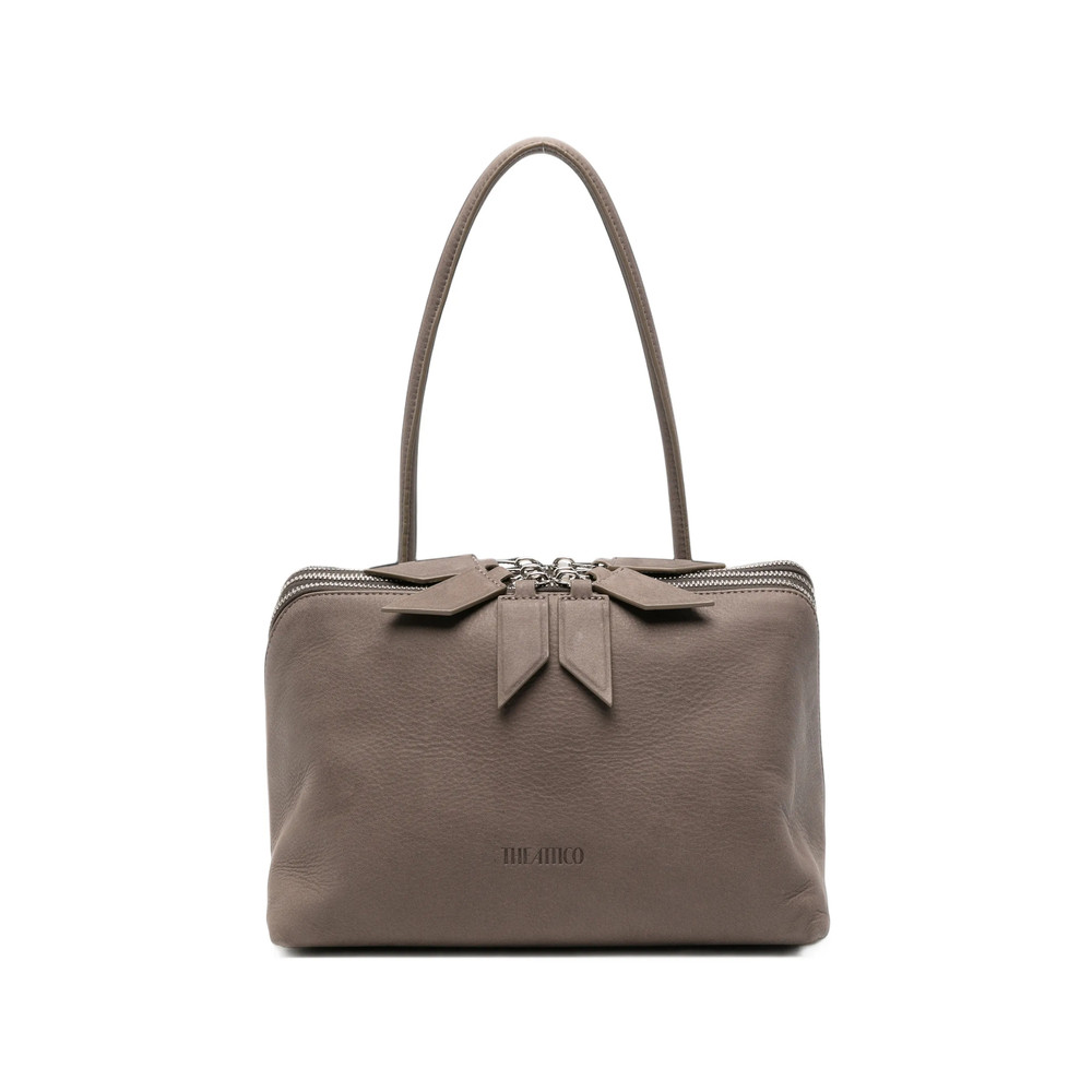 The Attico L'Altra Di Milano Triple-zip Leather Tote Bag