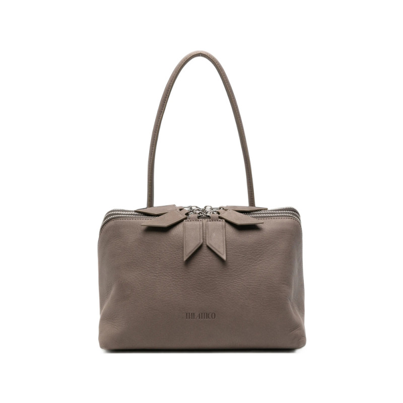 The Attico L'Altra Di Milano Triple-zip Leather Tote Bag