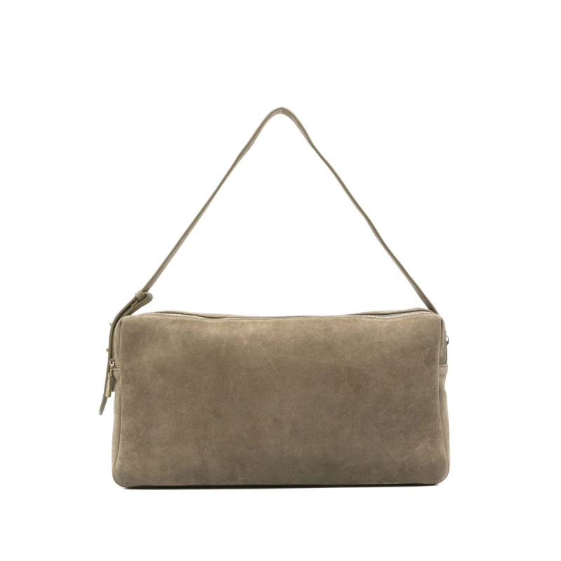 Elleme Large Trousse Suede Zip-fastening Shoulder Bag