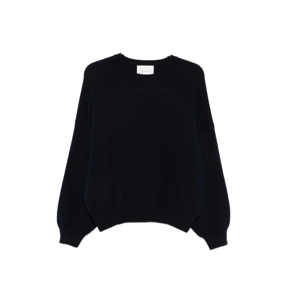 Lisa Yang Vieira Ribbed-trim Long-sleeve Sweater