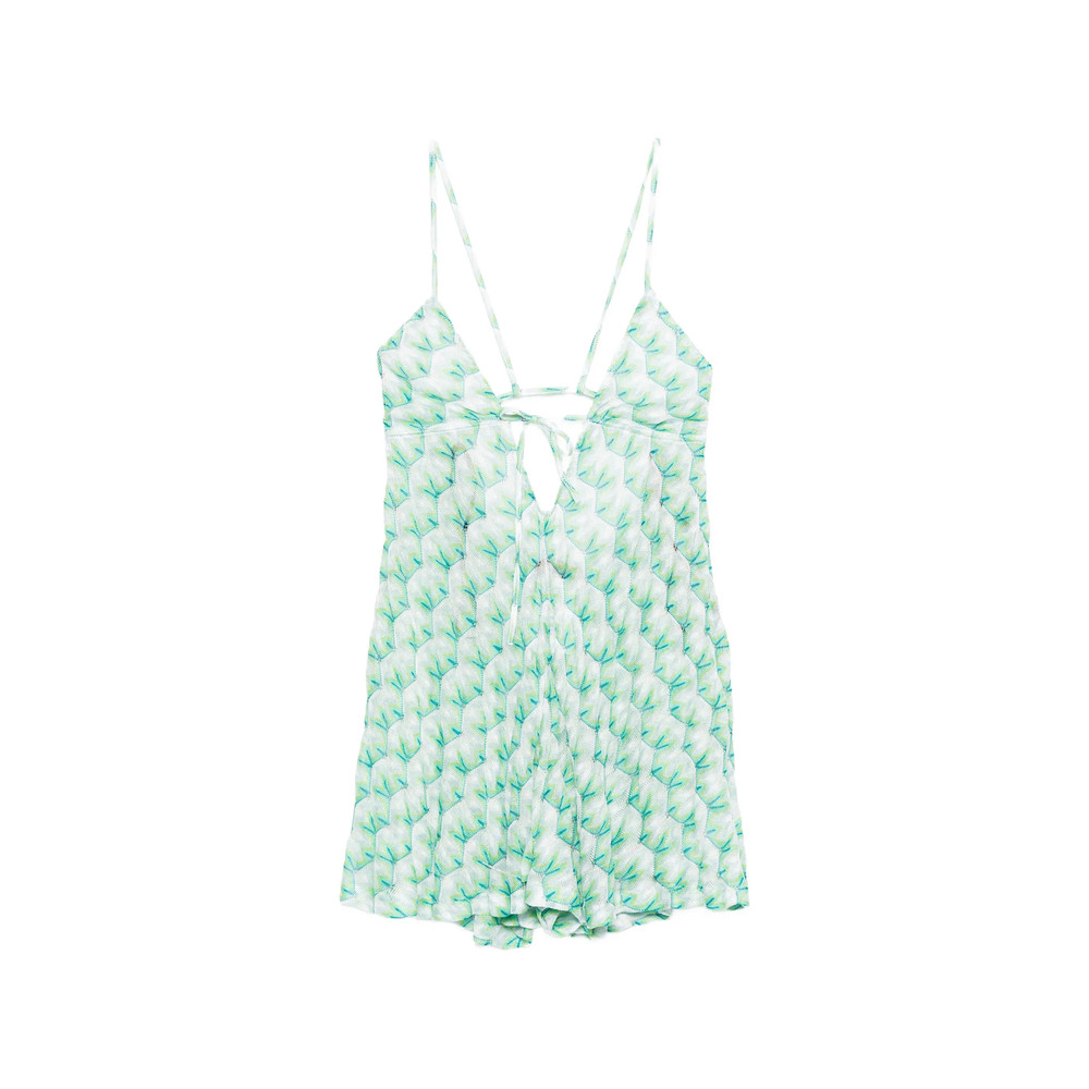 Missoni Patterned-knit Playsuit