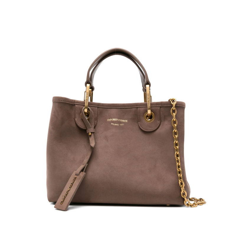 Emporio Armani Double-handle Chain-strap Tote Bag