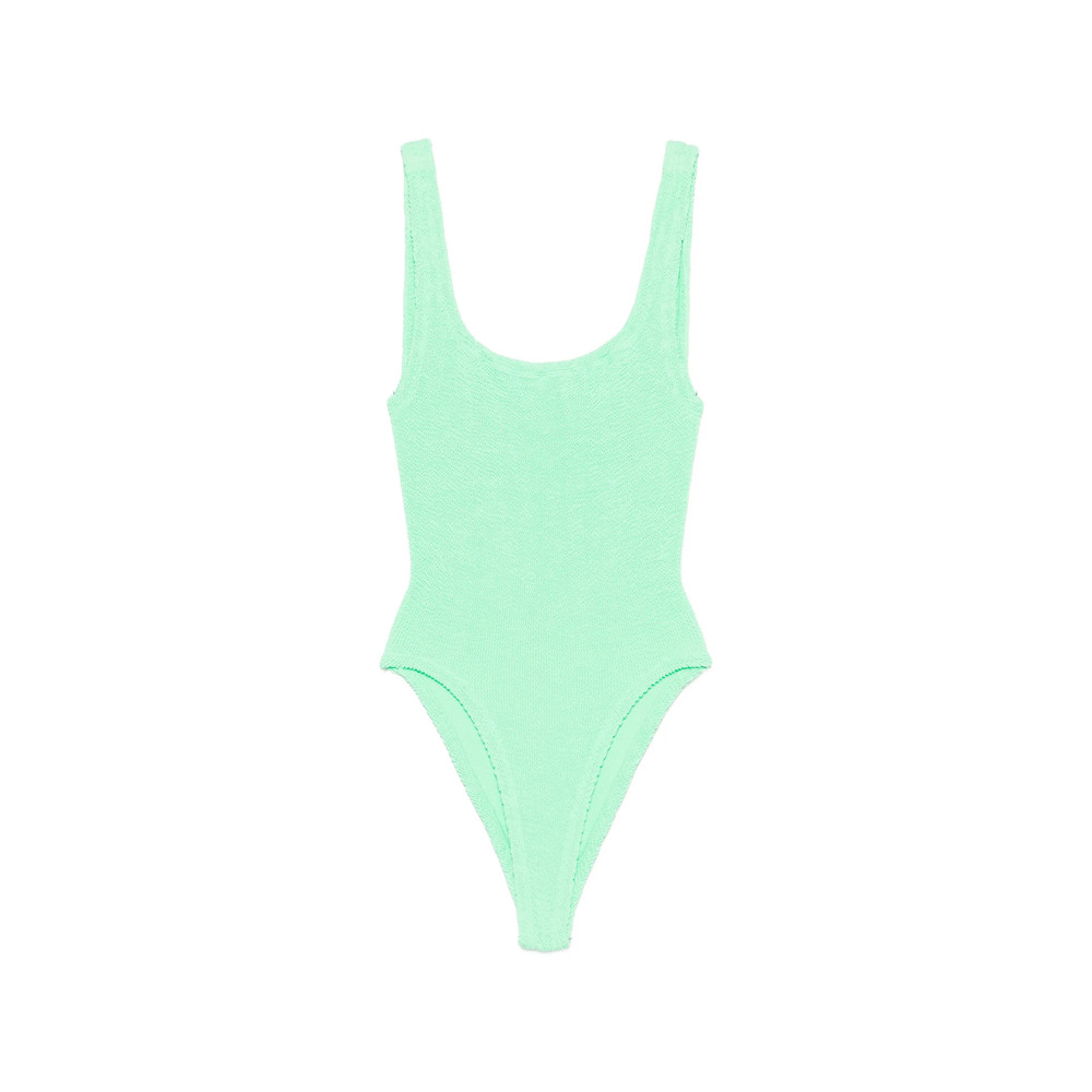 Hunza G Square-neck Crinkle Swimsuit