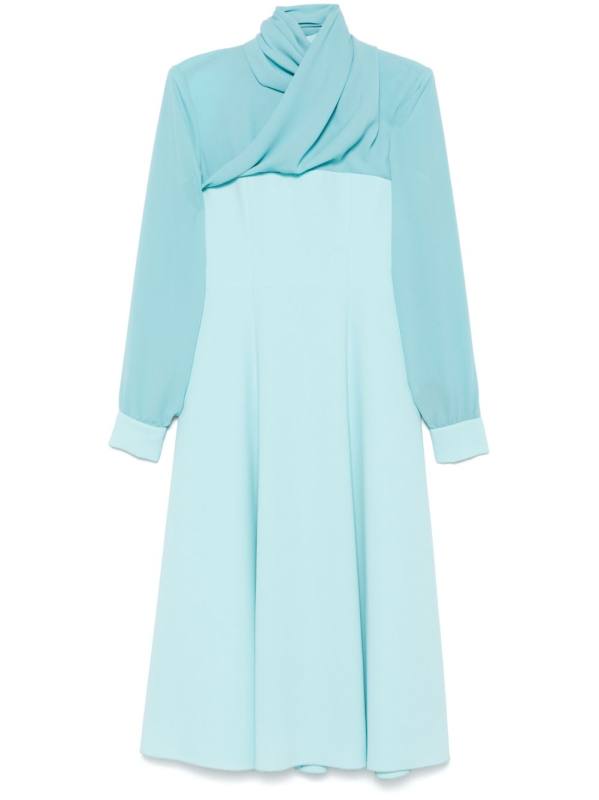 draped maxi dress