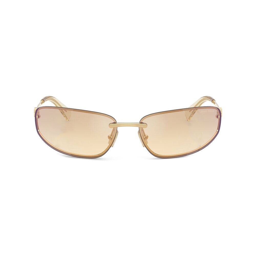 Miu Miu Wraparound-frame Sunglasses