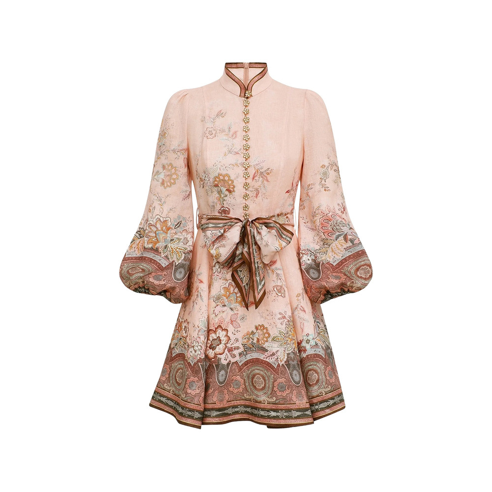 Zimmermann Floral-print Puff-sleeve Dress