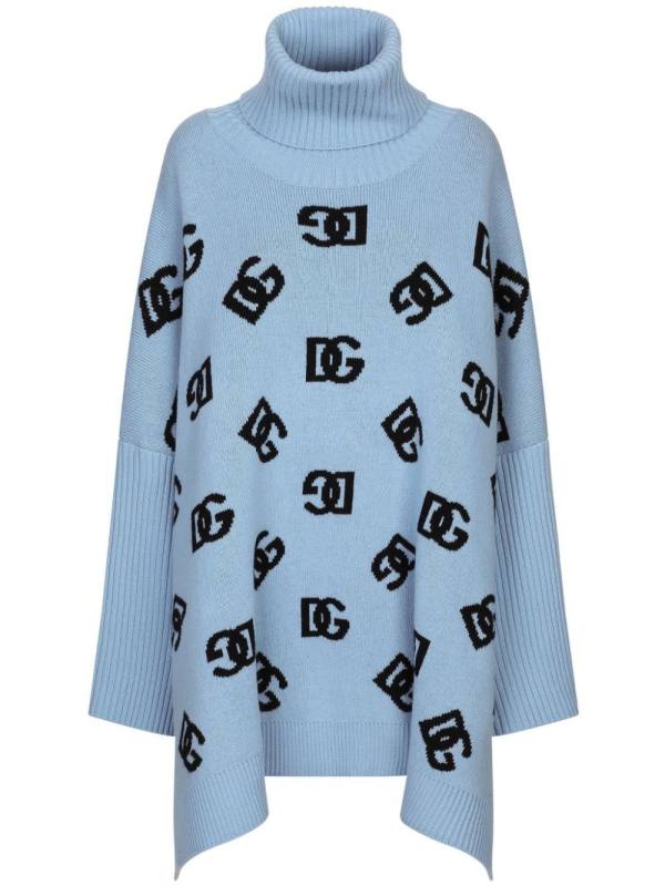 logo embroidered coat