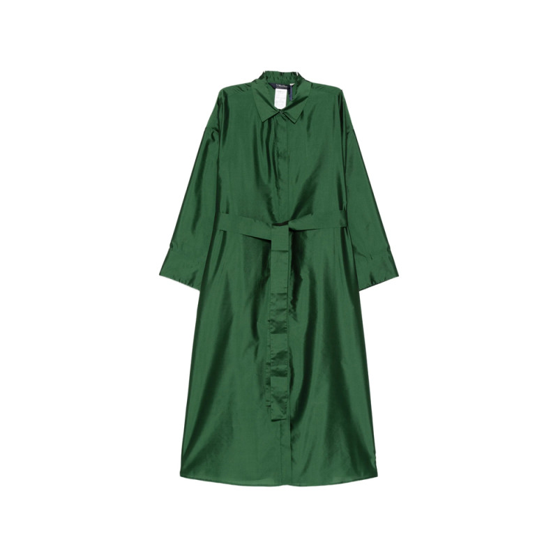's Max Mara Manna Belted Shirt Midi Dress