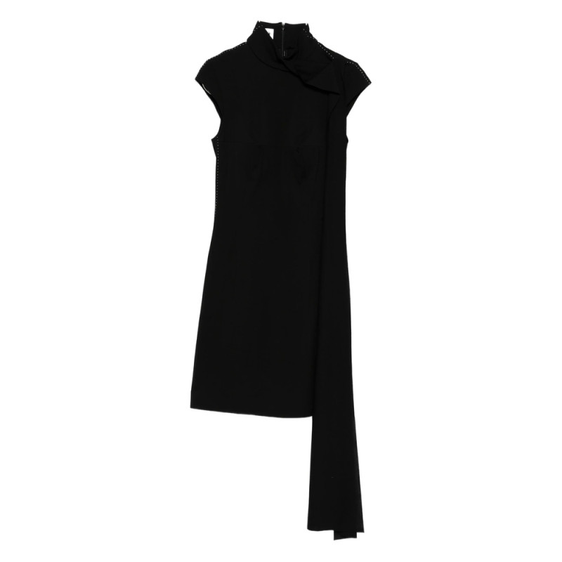 Jean Paul Gaultier High-neck Asymmetric Mini Dress