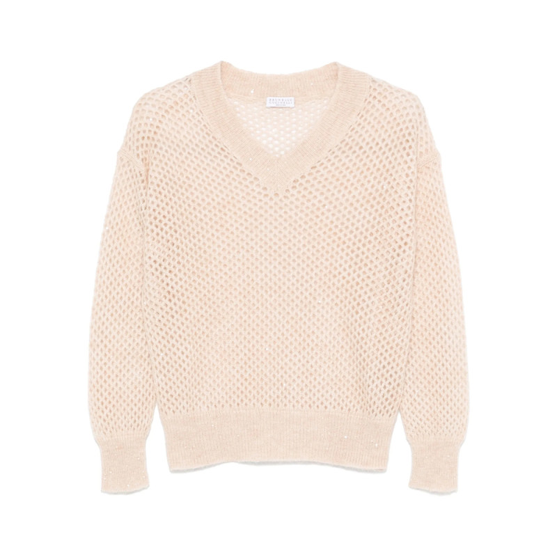 Brunello Cucinelli Open-knit Sweater