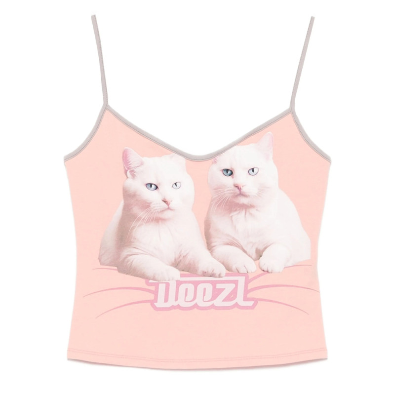 Diesel Cat-print Tank Top