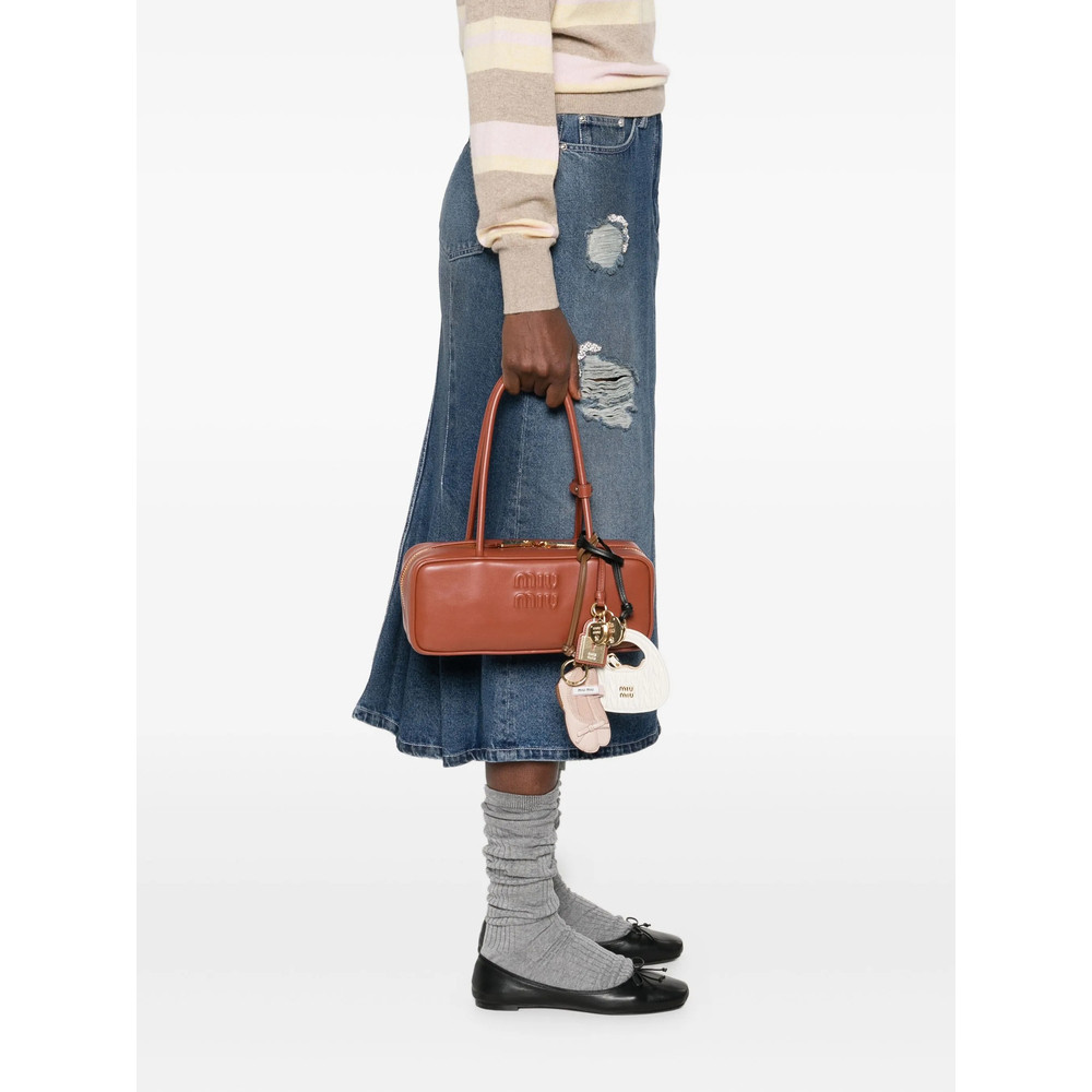 Miu Miu Beau Leather Tote Bag