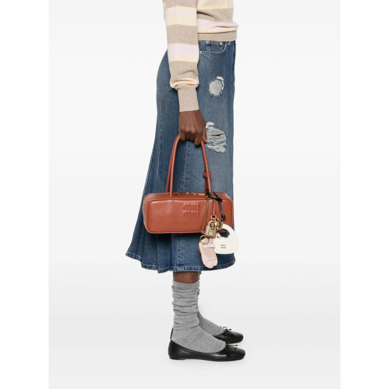 Miu Miu Beau Leather Tote Bag