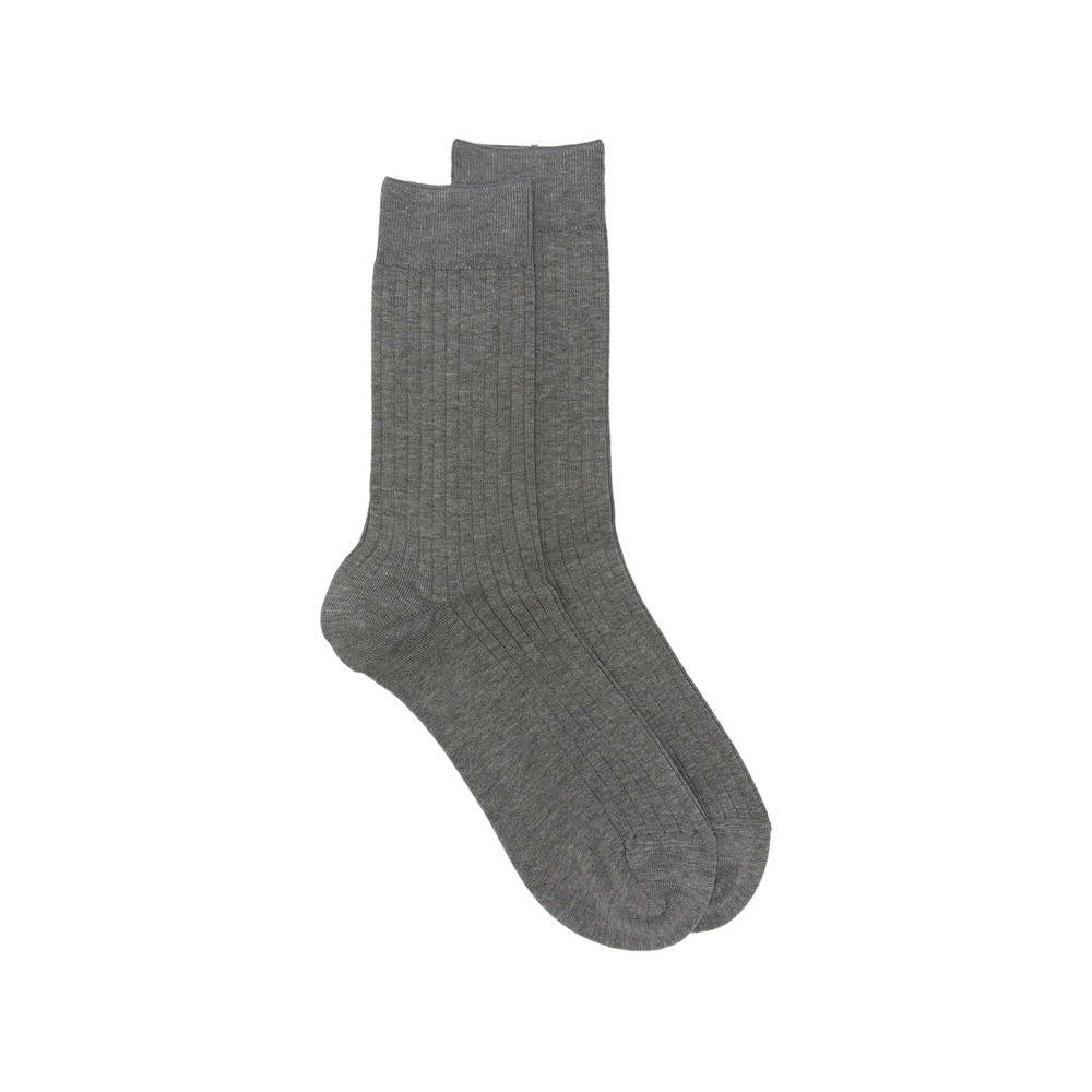 Ant45 Urbana Short Ribbed-knit Socks