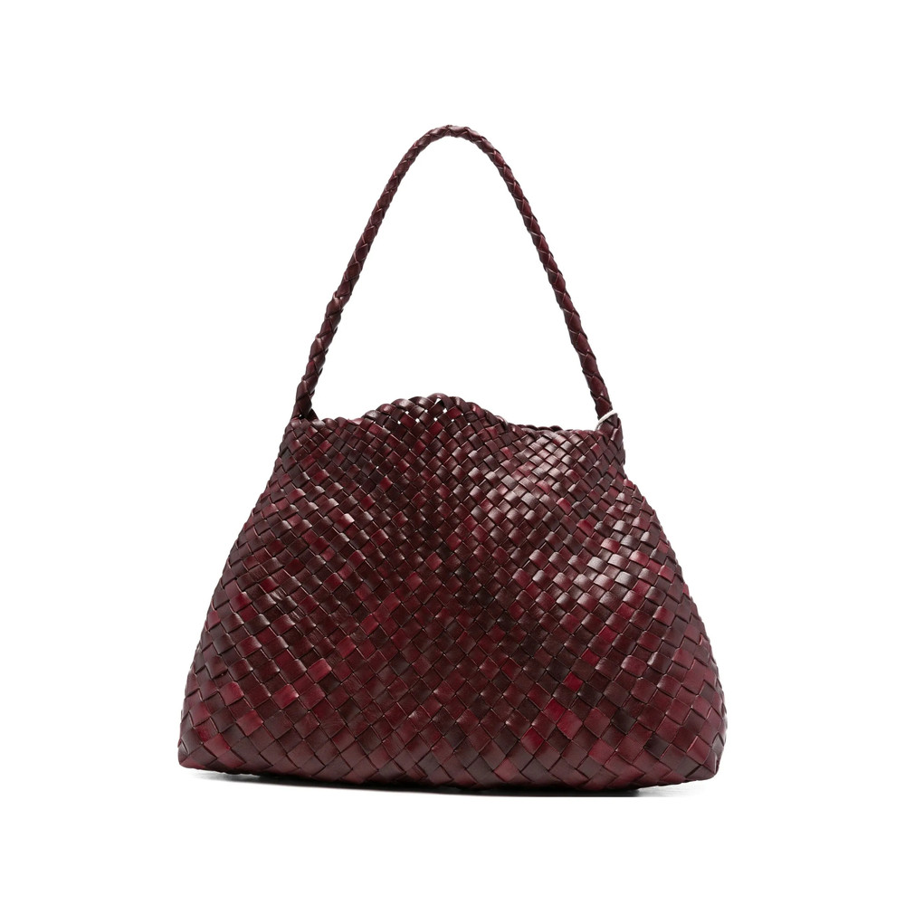 Dragon Diffusion Woven-leather Tote Bag