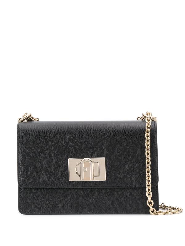 Bakare flip lock shoulder bag