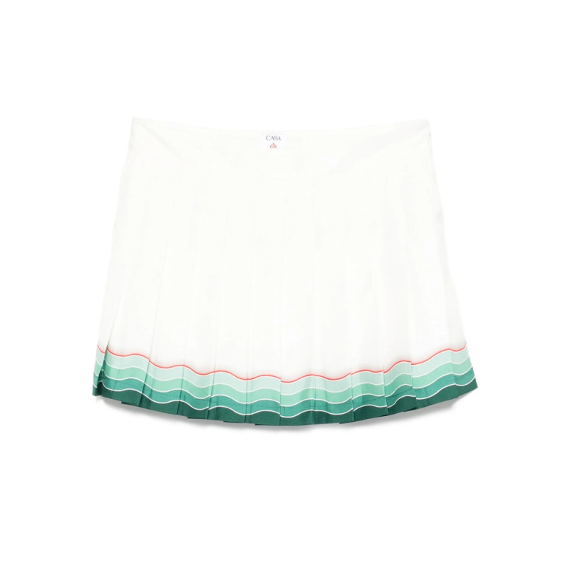 Casablanca Pleated Mini Skirt