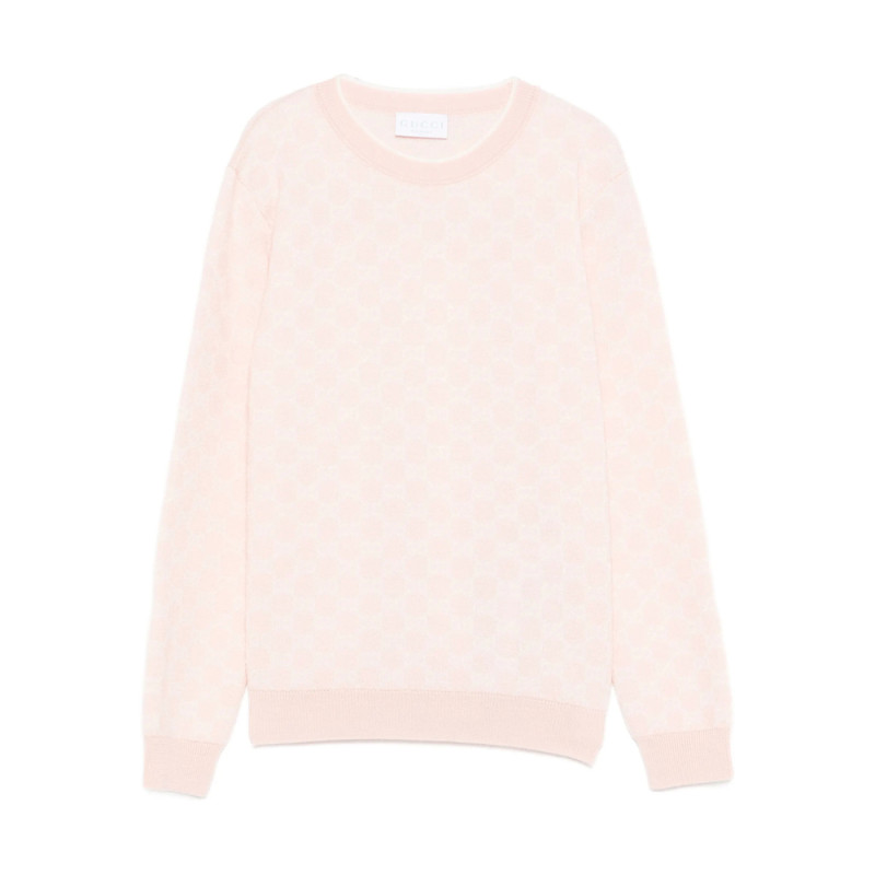 Gucci Logo-pattern Wool Sweater