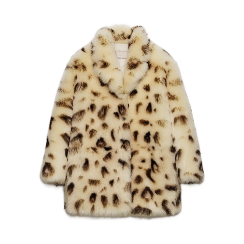 Prada Leopard-print Shearling Coat
