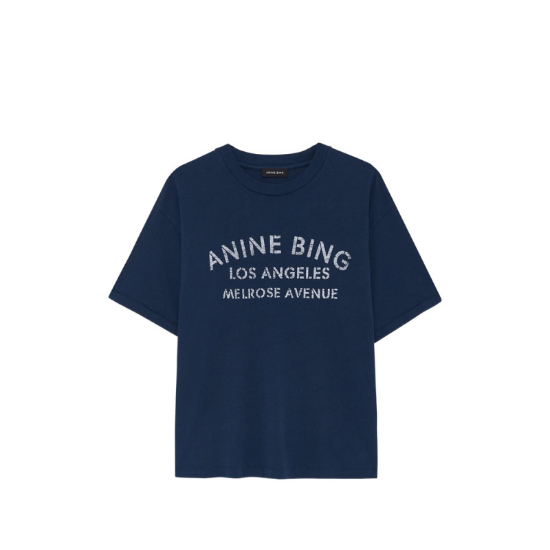 Anine Bing Cade Logo-detail Short-sleeve T-shirt
