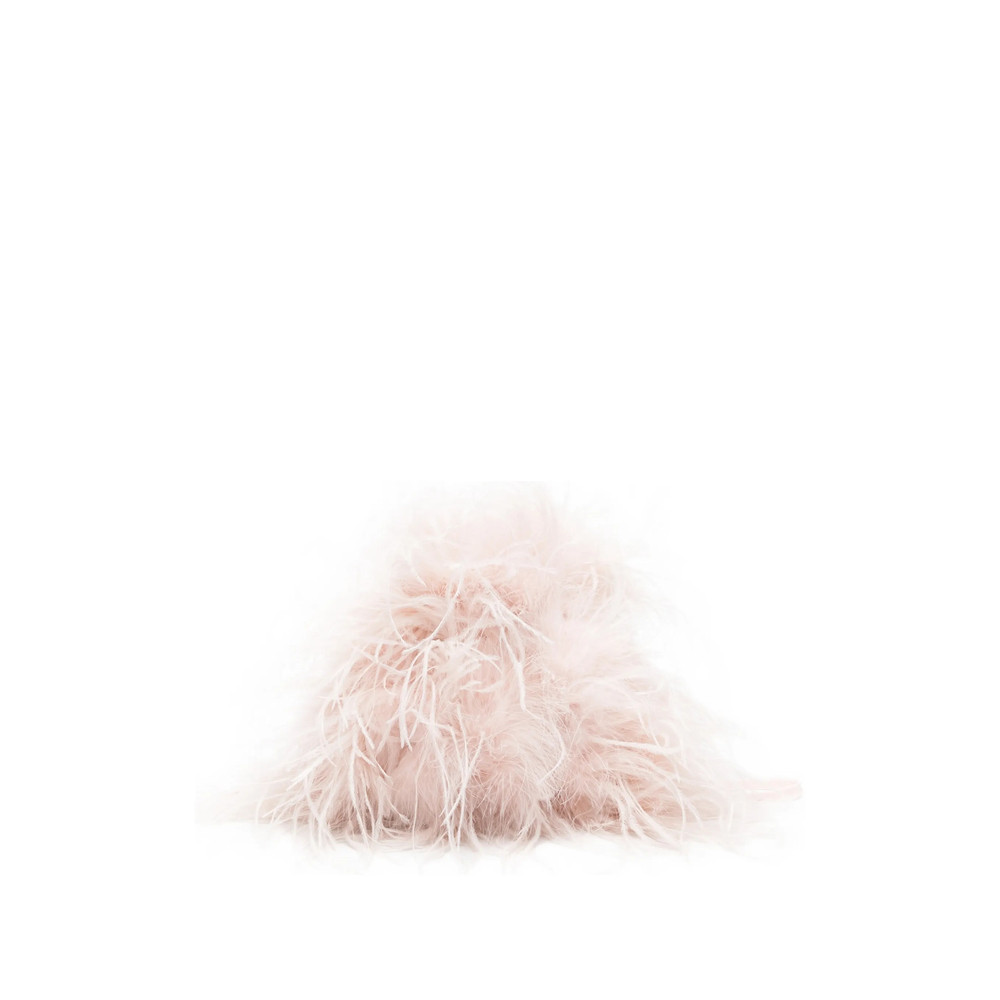 Yves Salomon Feather Clutch Bag