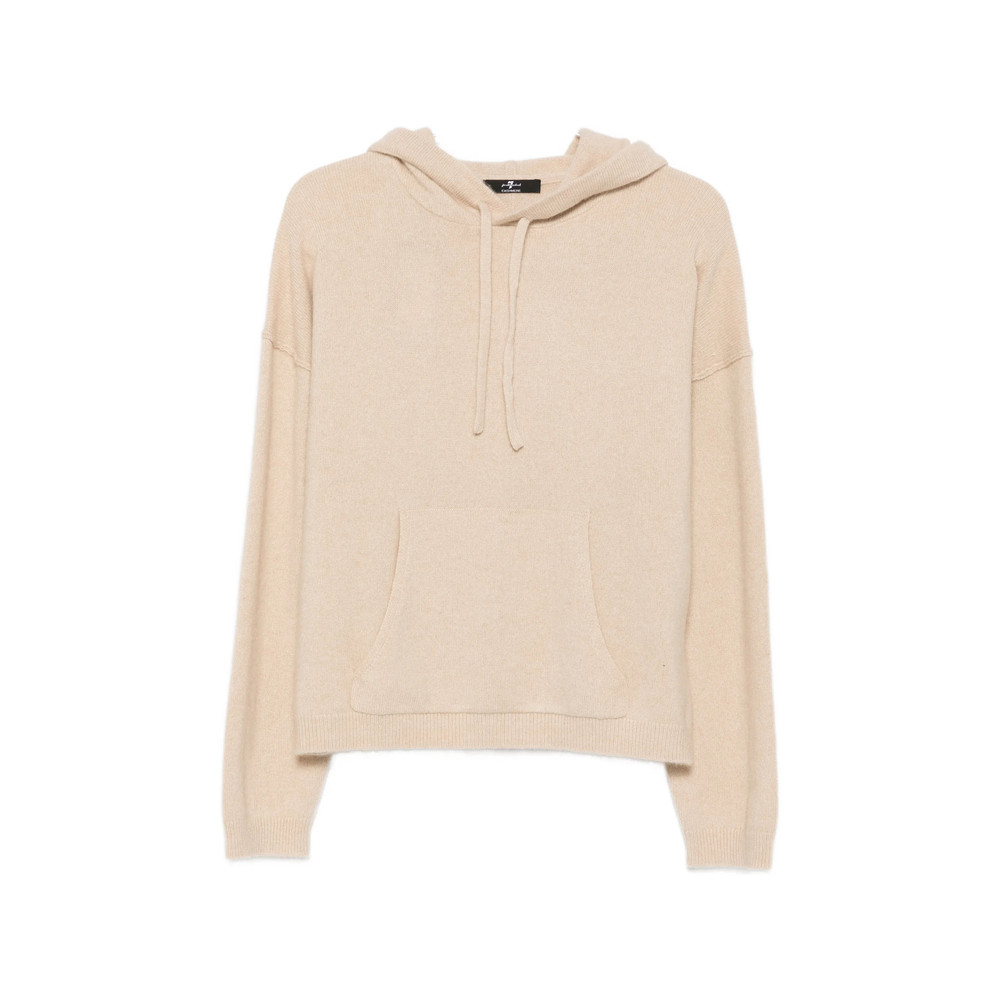 7 For All Mankind Drawstring-hood Pouch-pocket Hoodie