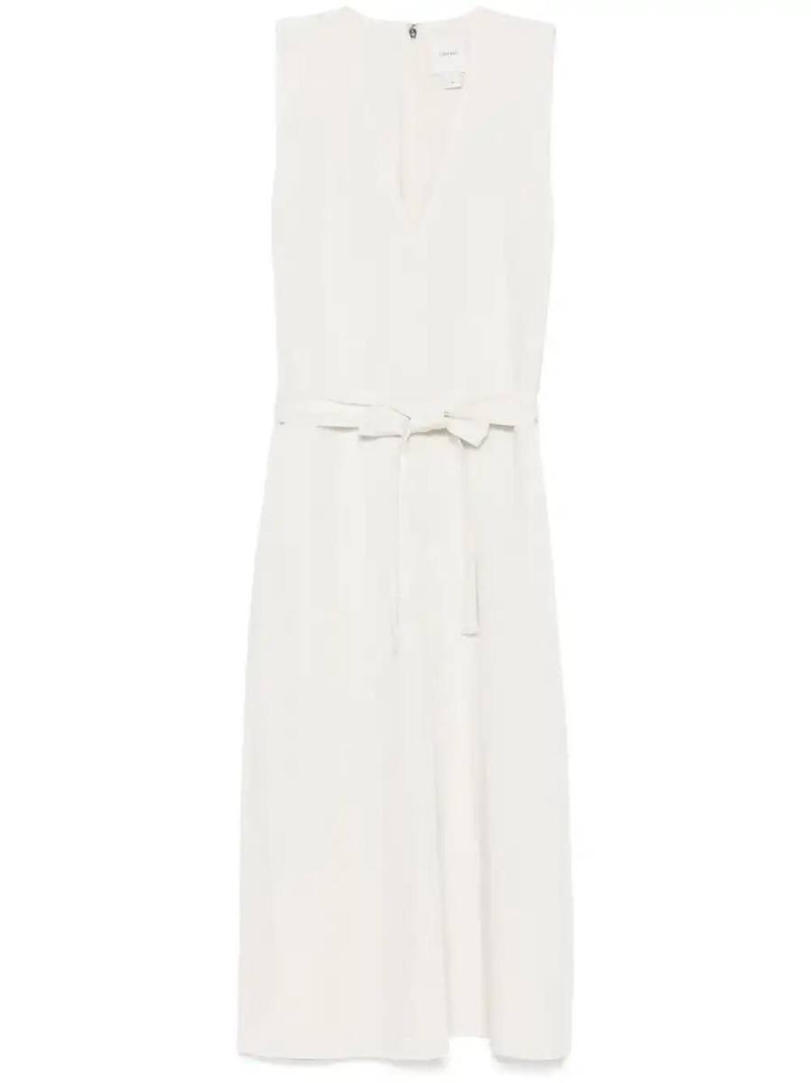 belted midi dress