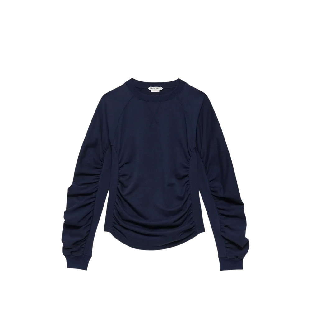 Jw Anderson Ruched Raglan-sleeve Sweatshirt