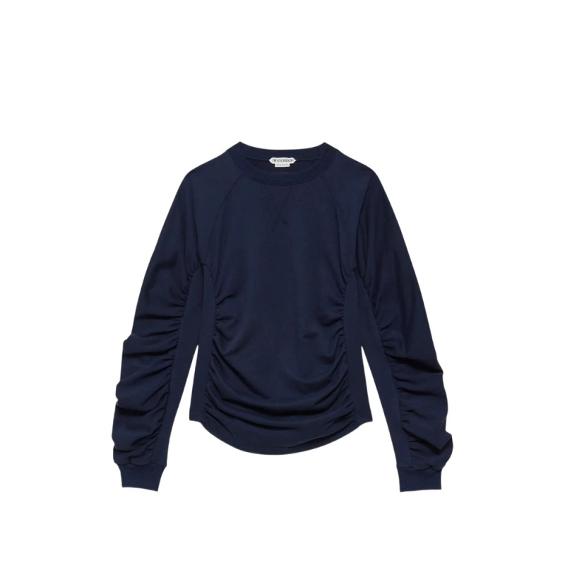 Jw Anderson Ruched Raglan-sleeve Sweatshirt